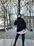 Skirt - Short Pleated - Tartan Pastel pink