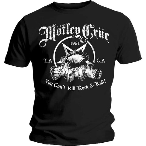 Motley Crue - Tee - You Can't Kill Rock & Roll