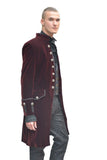Coat-Aristocrate-Gothic-Bourgonge color velvet