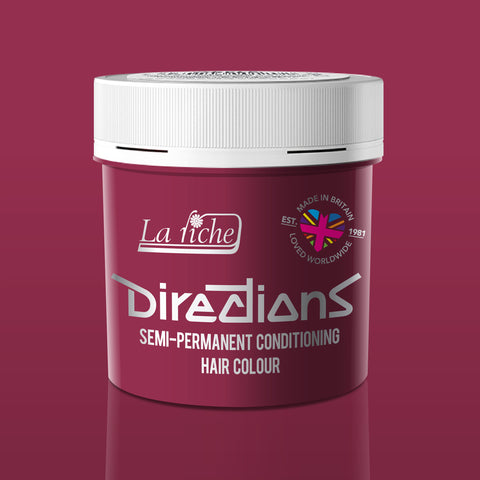 Directions La Riché Hair Dye - Semi Permanent - Rose Red