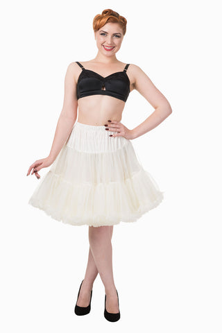 Skirt - Petticoat - White - Mesh 20 inch