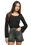 Top- Long Sleeve - Lace