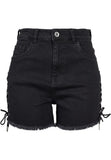 Hotpants - Side Lace efx - Black