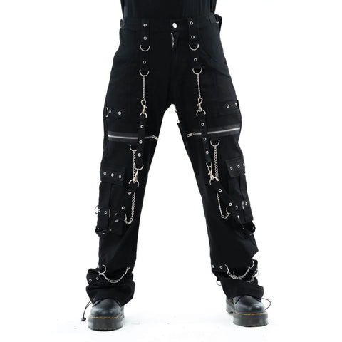 Trousers - Black - Zips and Chains efx