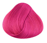 La Riche Directions Carnation Pink hair dye colour sample on fully bleached hair, bright pink