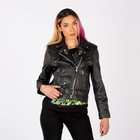 Jacket New Rock - Leather - Woman