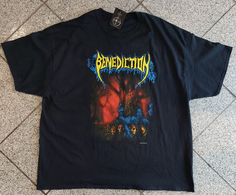Benediction - Tee - Fire Skull