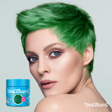 La Riche Directions hair dye colour Apple Green model photo