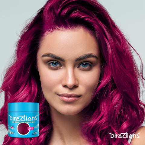 La Riche Directions hair dye colour Cerise model photo