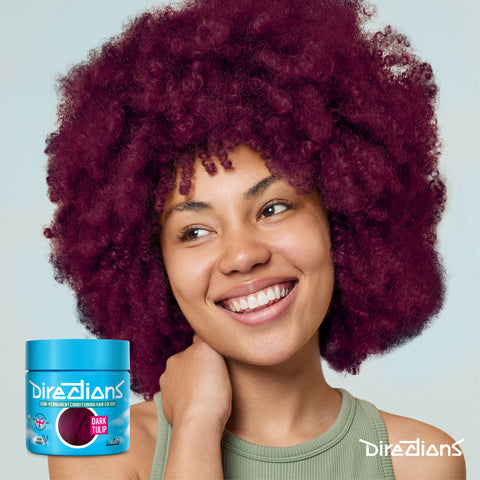La Riche Directions hair dye colour Dark Tulip model photo