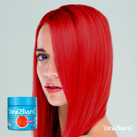 La Riche Directions hair dye colour Neon Red model photo