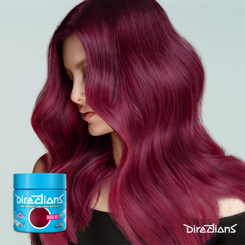 La Riche Directions hair dye colour Rose Red model photo