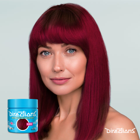 La Riche Directions hair dye colour Rubine model photo