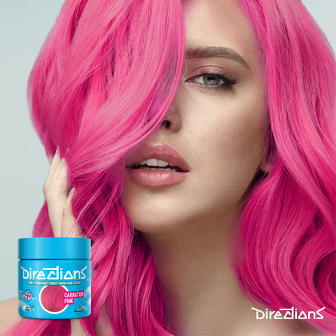La Riche Directions hair dye colour Carnation Pink model photo
