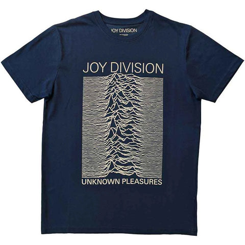 Joy Division - Tee - Unknown Pleasures - Denim Blue