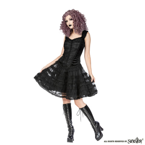 Skirt - Multi-layered miniskirt