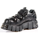 NEW ROCK-SHOE WITH LAC AND VELCRO-METALLIC